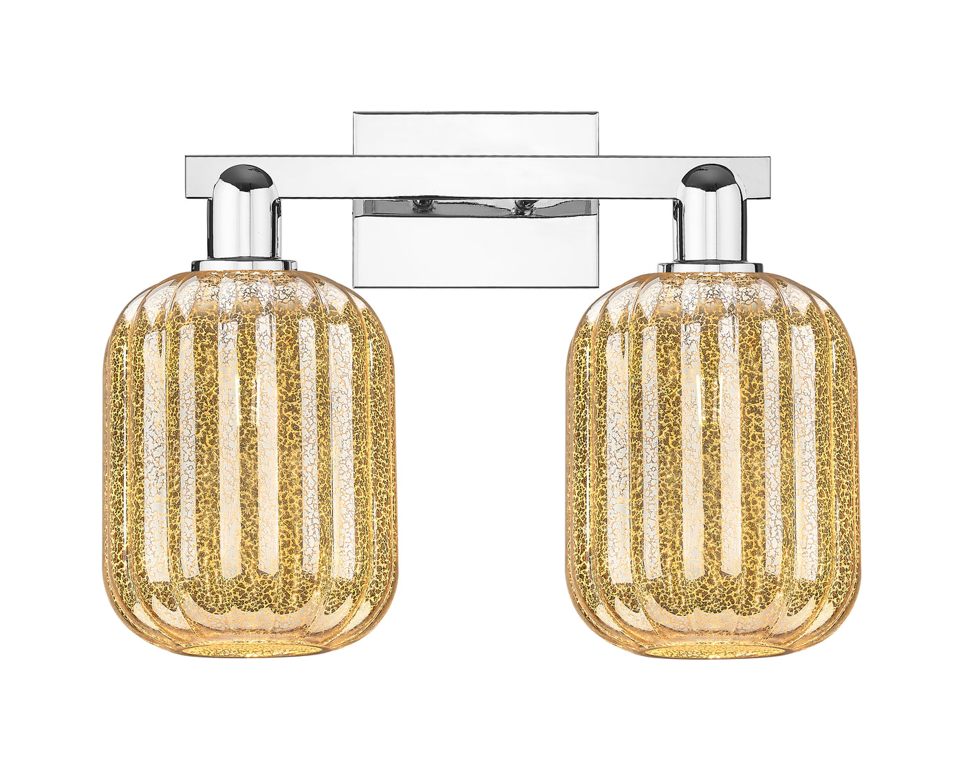 Arcadia Bath Vanity Light Cast Brass Glass