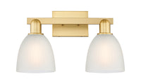 Arcadia Bath Vanity Light Cast Brass Finish