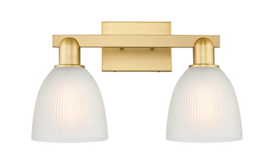 Arcadia Bath Vanity Light Cast Brass Finish