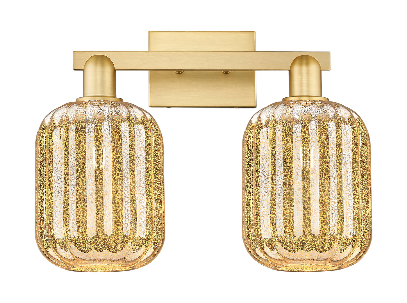 Arcadia Bath Vanity Light Cast Brass Glass