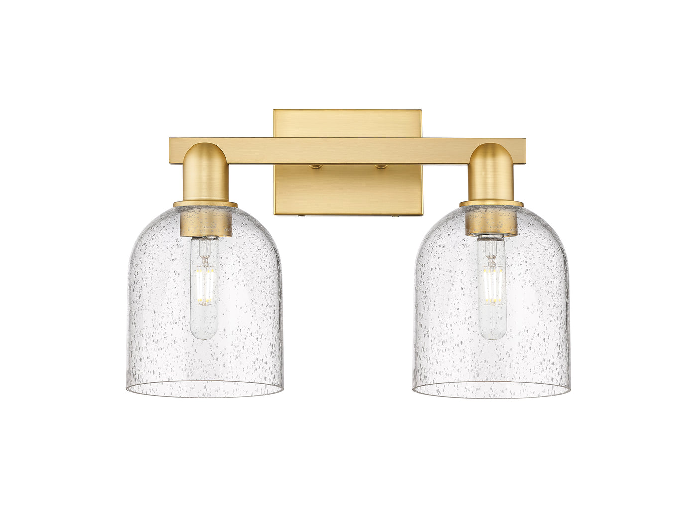 Arcadia Bath Vanity Light Cast Brass Finish