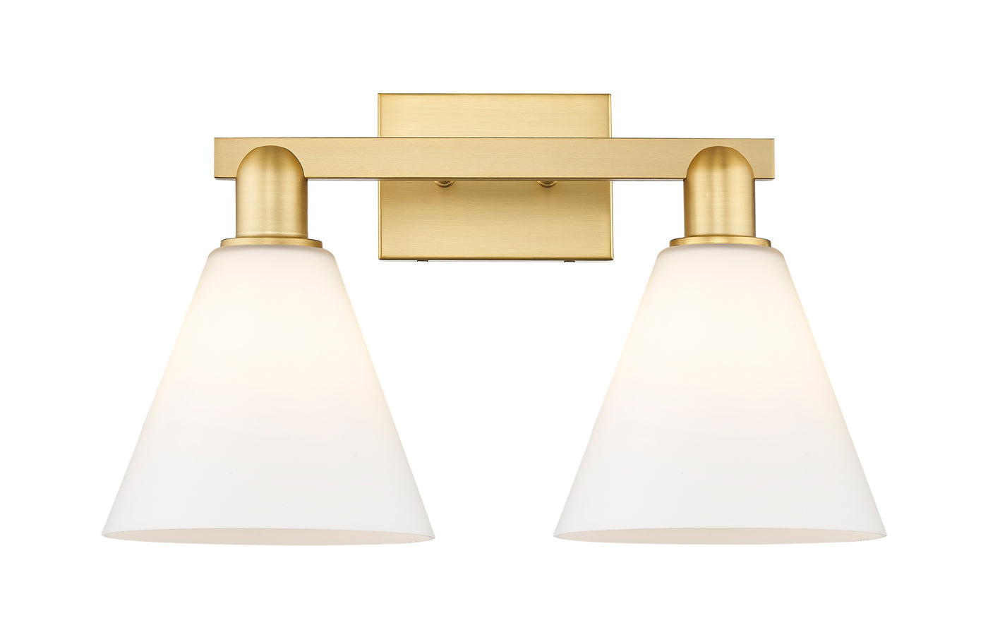Arcadia Bath Vanity Light Cast Brass Finish