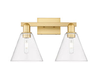 Arcadia Bath Vanity Light Cast Brass Finish