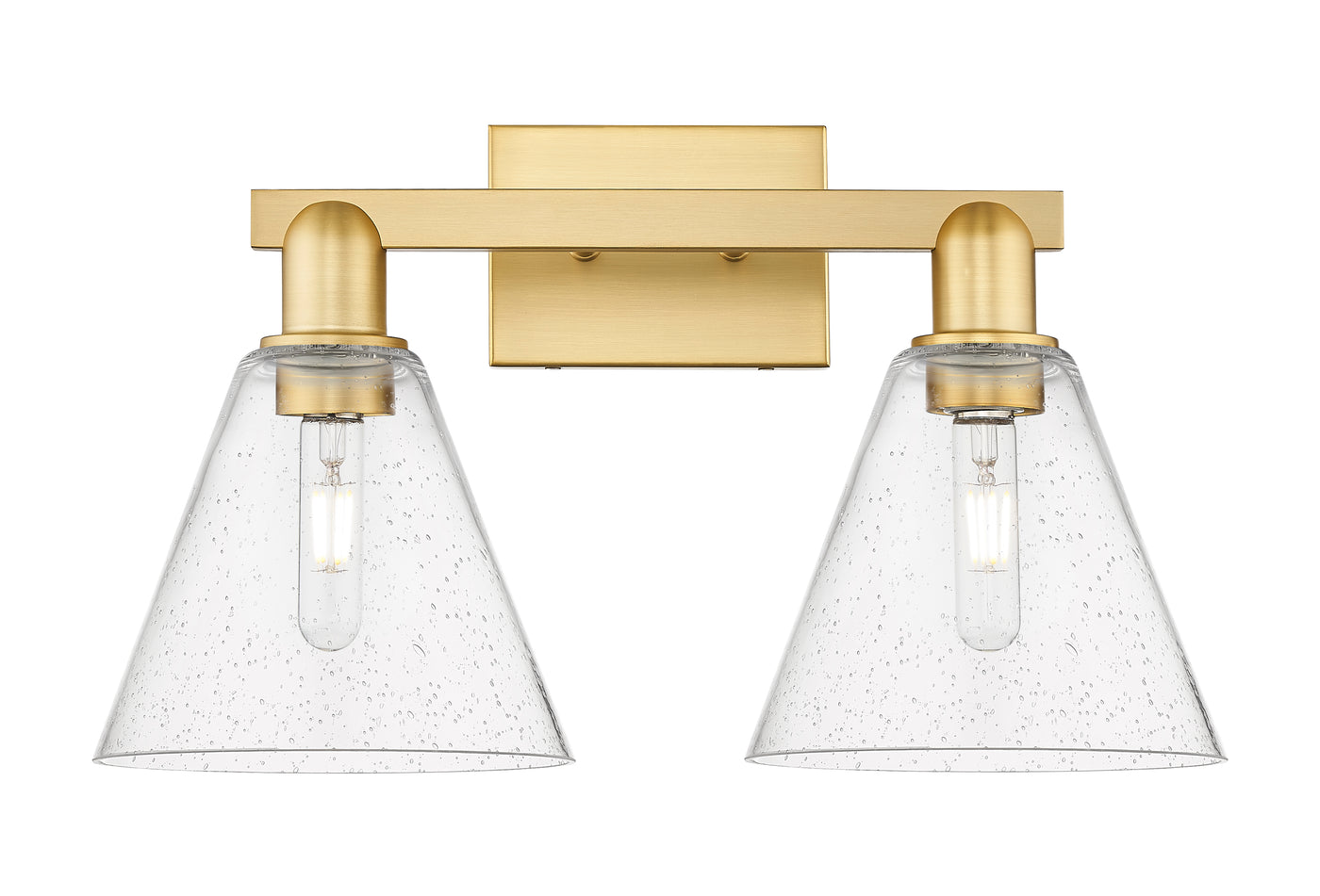 Arcadia Bath Vanity Light Cast Brass Finish