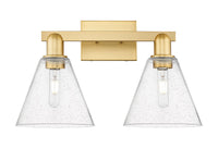 Arcadia Bath Vanity Light Cast Brass Finish