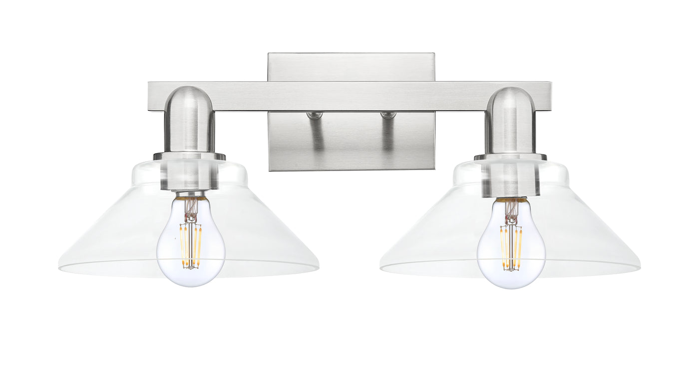 Arcadia Bath Vanity Light Cast Brass