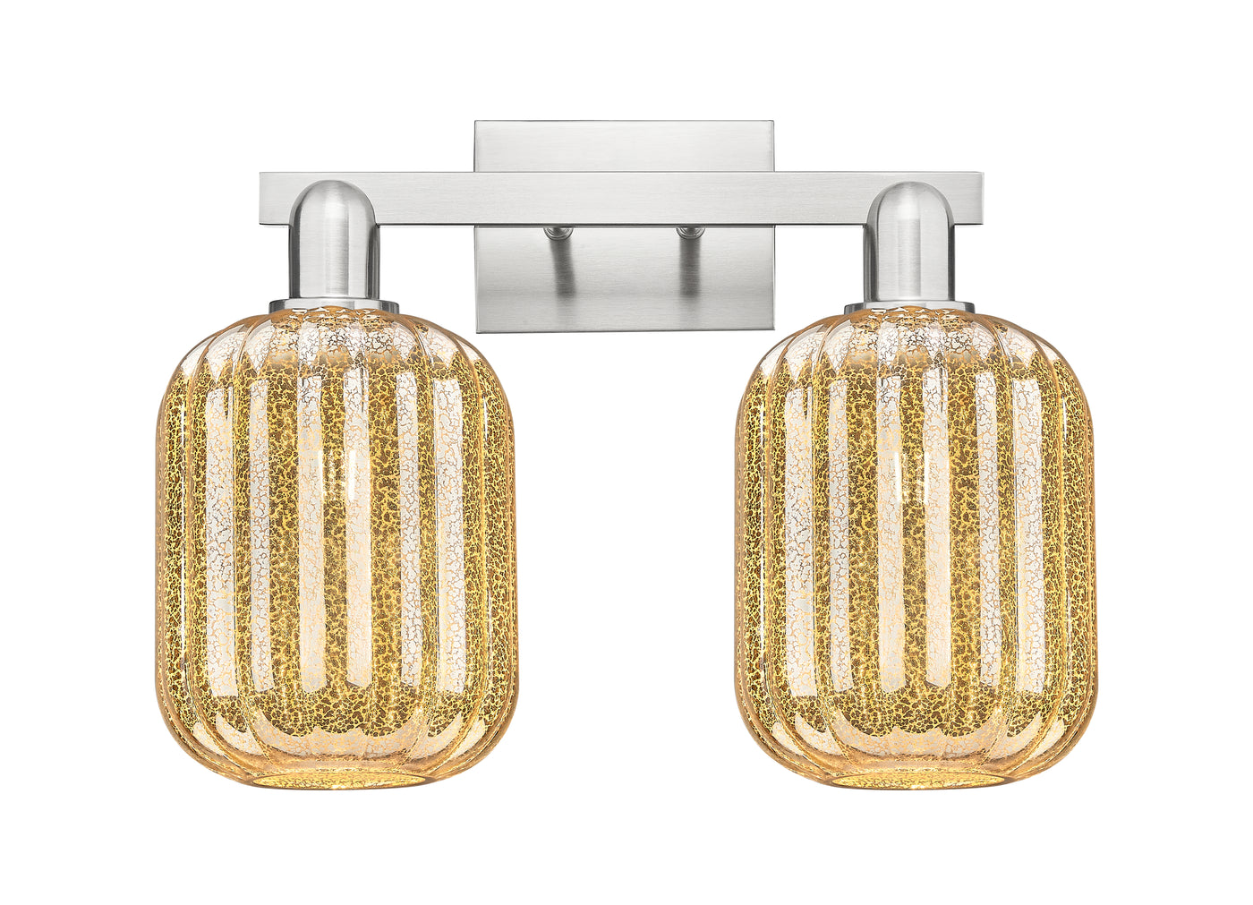 Arcadia Bath Vanity Light Cast Brass Glass