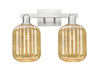 Arcadia Bath Vanity Light Cast Brass Glass