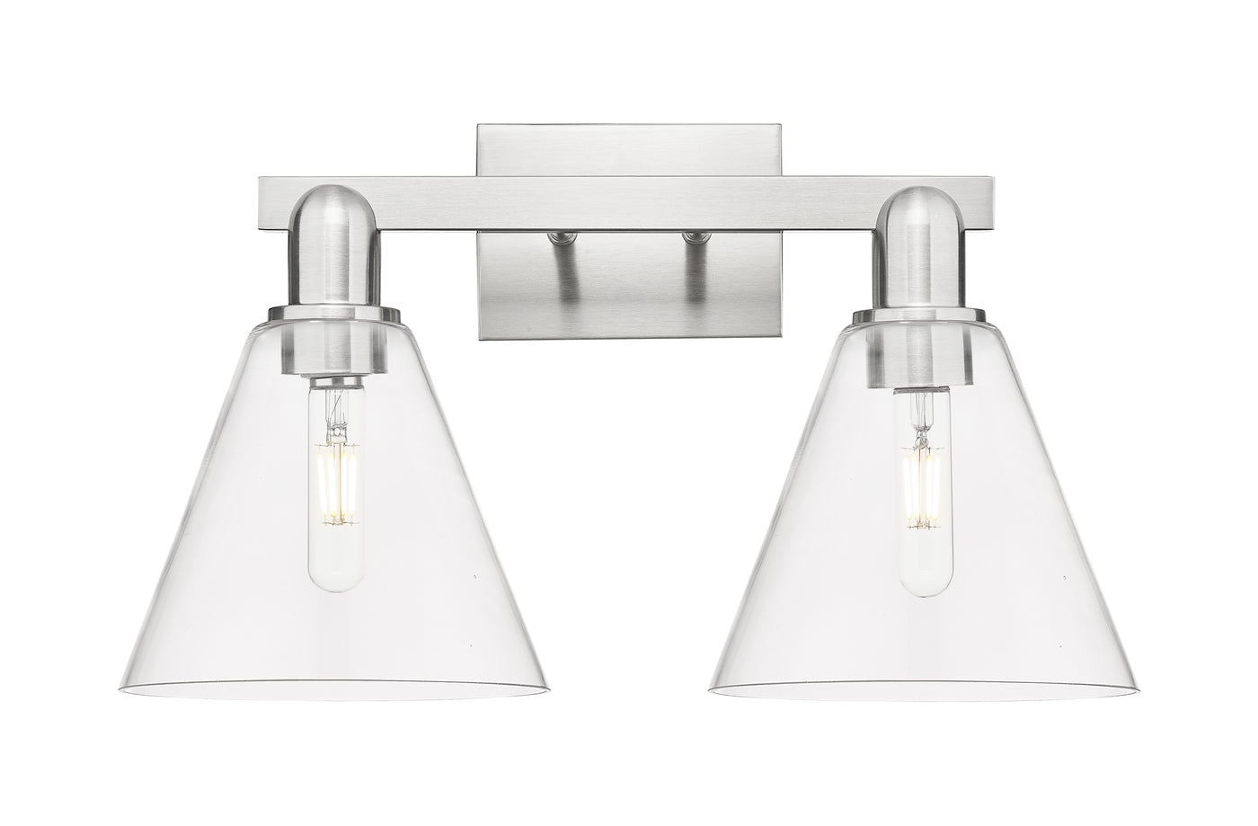 Arcadia Bath Vanity Light Cast Brass Finish