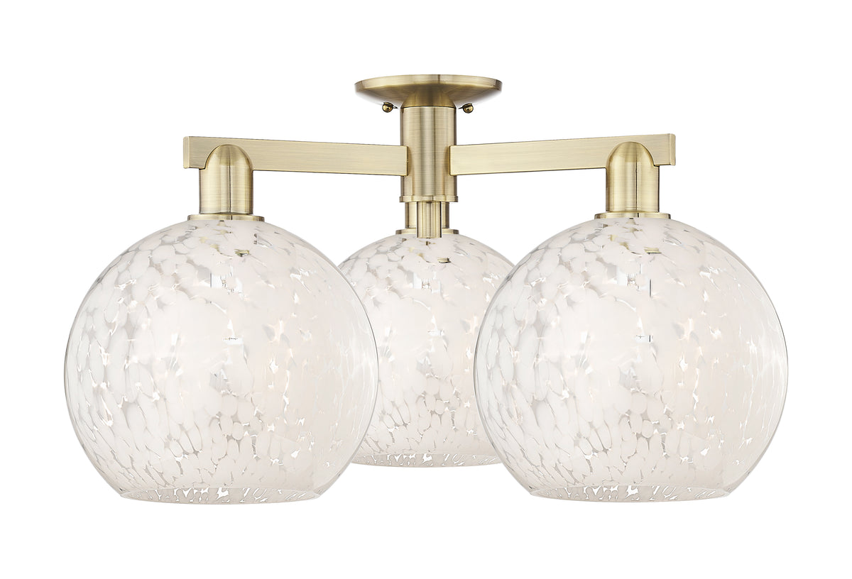 Arcadia Semi-Flush Mount Brushed Nickel