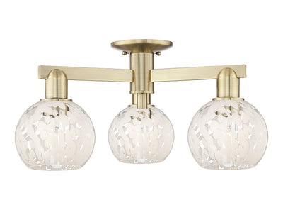Arcadia Semi-Flush Mount Brushed Satin