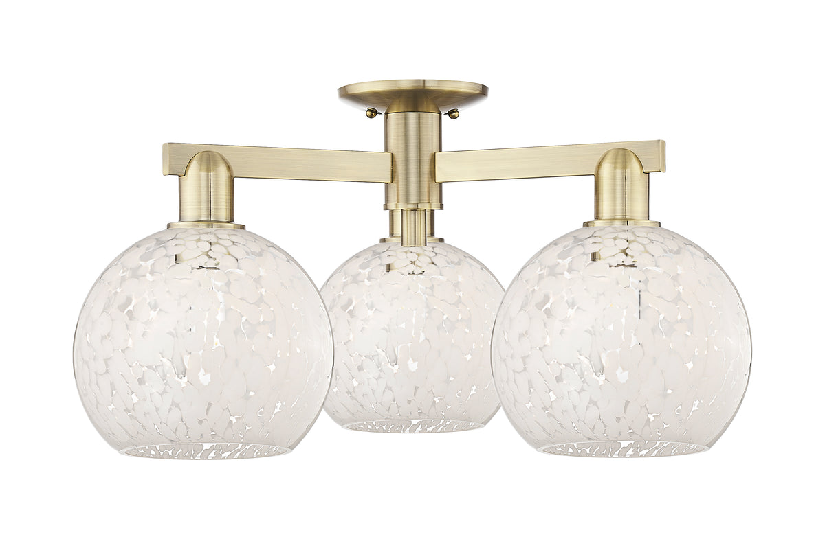 Arcadia Semi-Flush Mount Brushed Nickel
