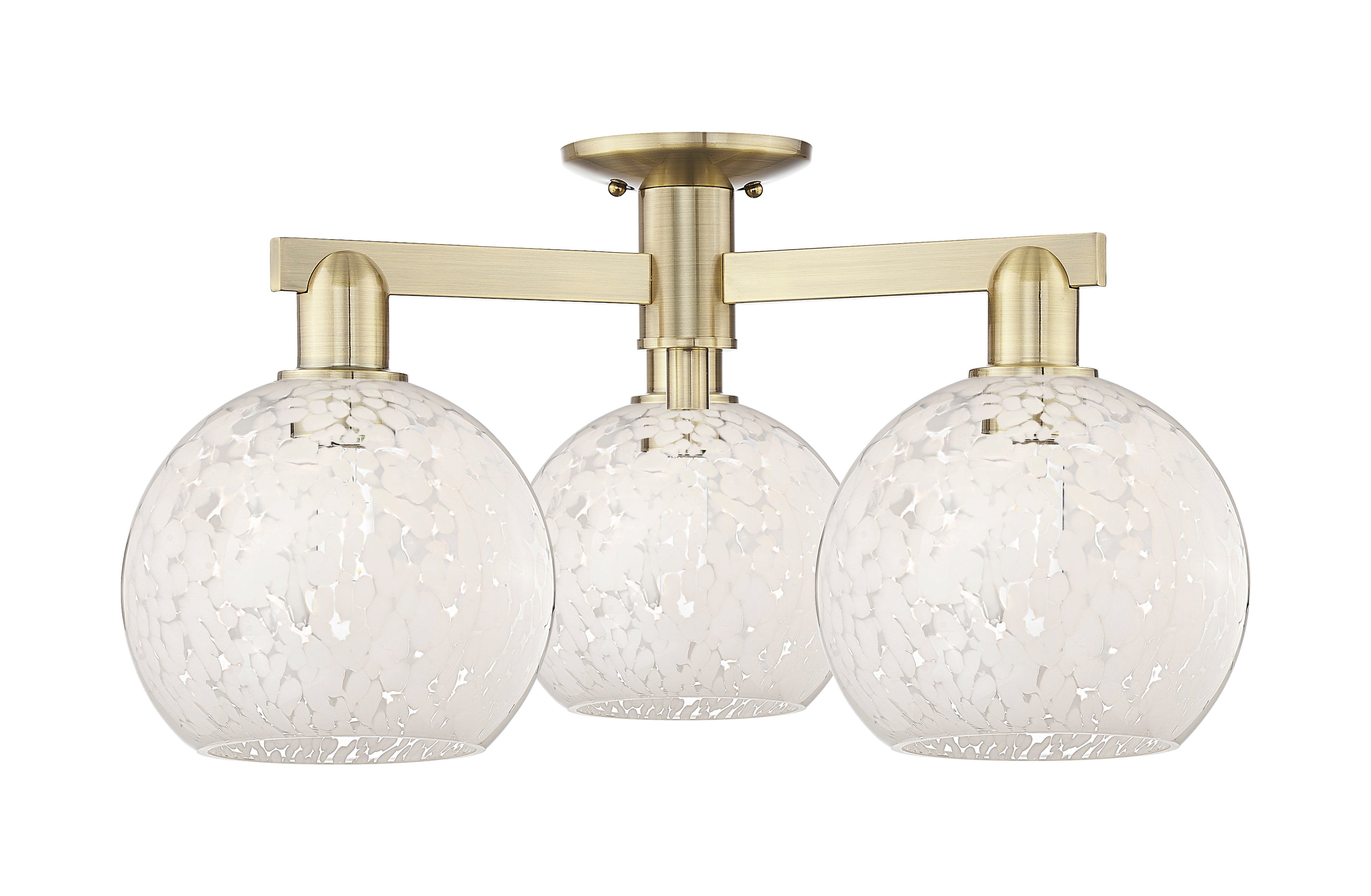 Arcadia Semi-Flush Mount Brushed Nickel