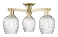 Arcadia Semi-Flush Mount Brushed Nickel