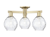 Arcadia Semi-Flush Mount Brushed Nickel