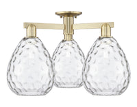 Arcadia Semi-Flush Mount Cast Brass