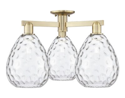 Arcadia Semi-Flush Mount Cast Brass