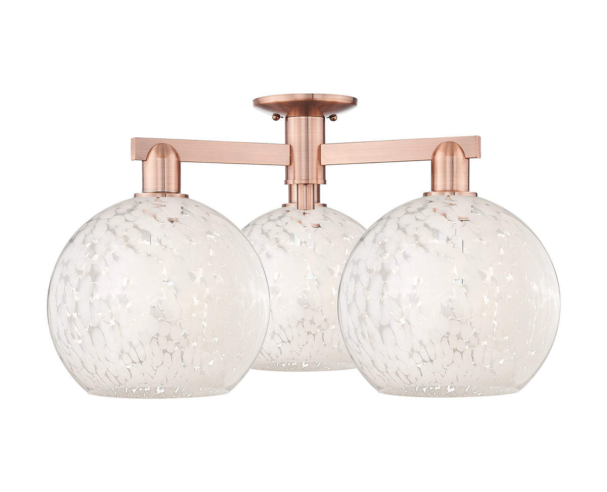 Arcadia Semi-Flush Mount Brushed Nickel