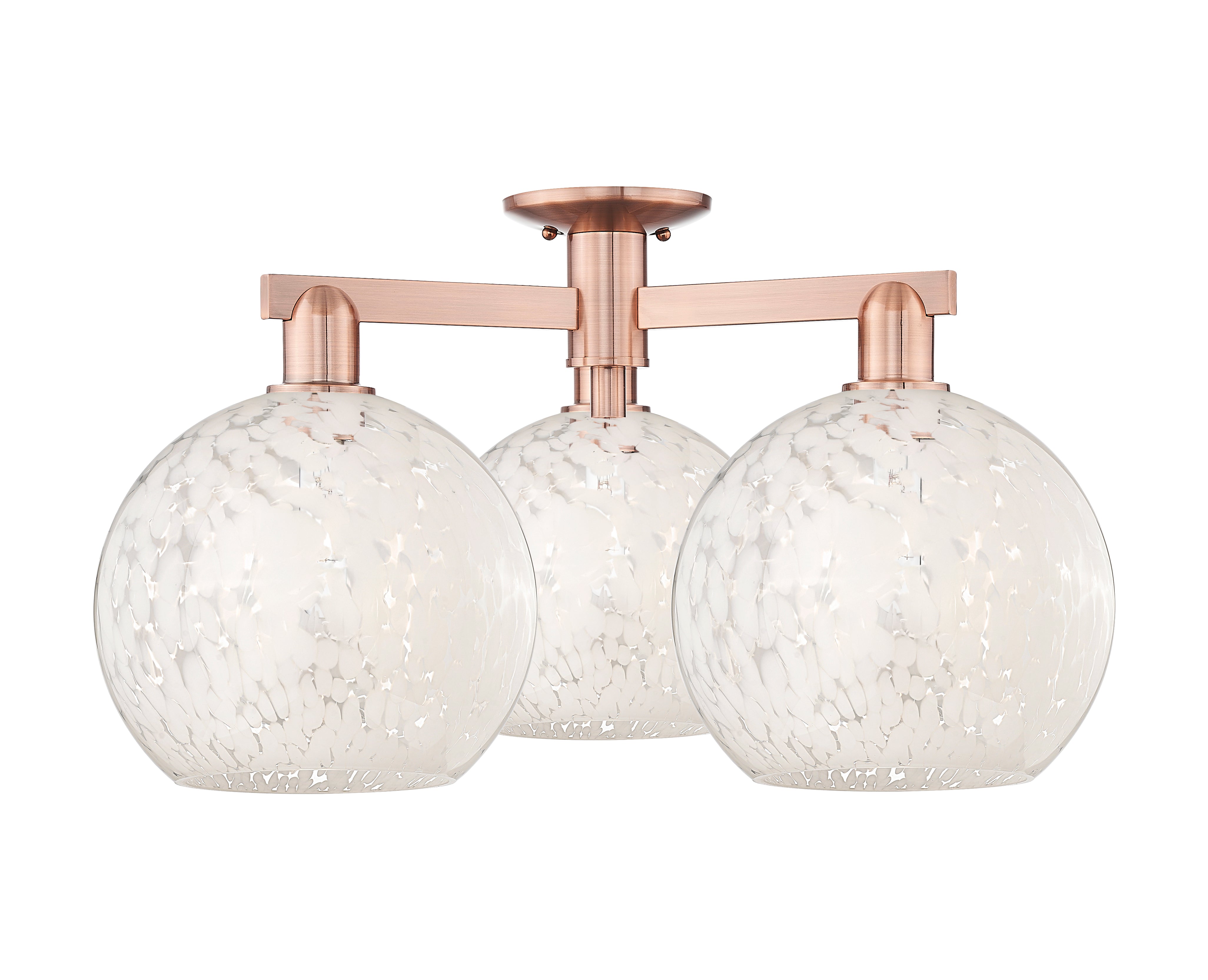 Arcadia Semi-Flush Mount Brushed Nickel