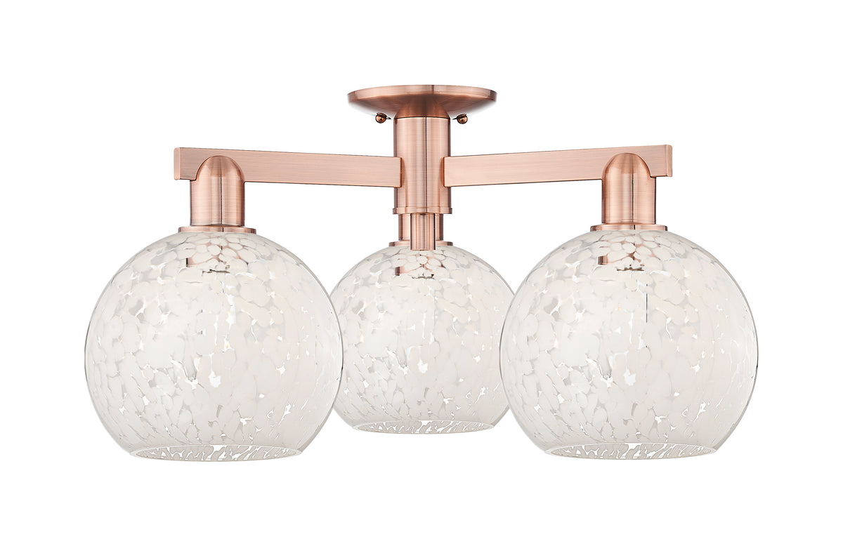 Arcadia Semi-Flush Mount Brushed Nickel
