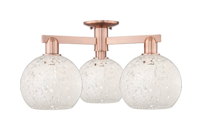 Arcadia Semi-Flush Mount Brushed Nickel