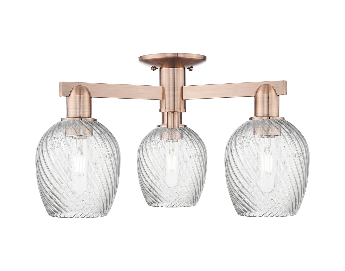 Arcadia Semi-Flush Mount Brushed Nickel