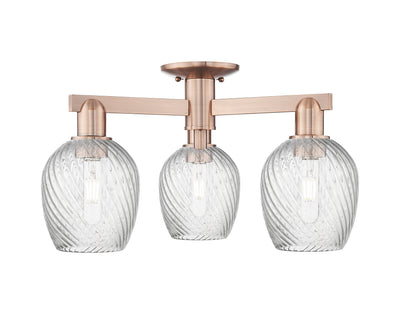 Arcadia Semi-Flush Mount Brushed Nickel