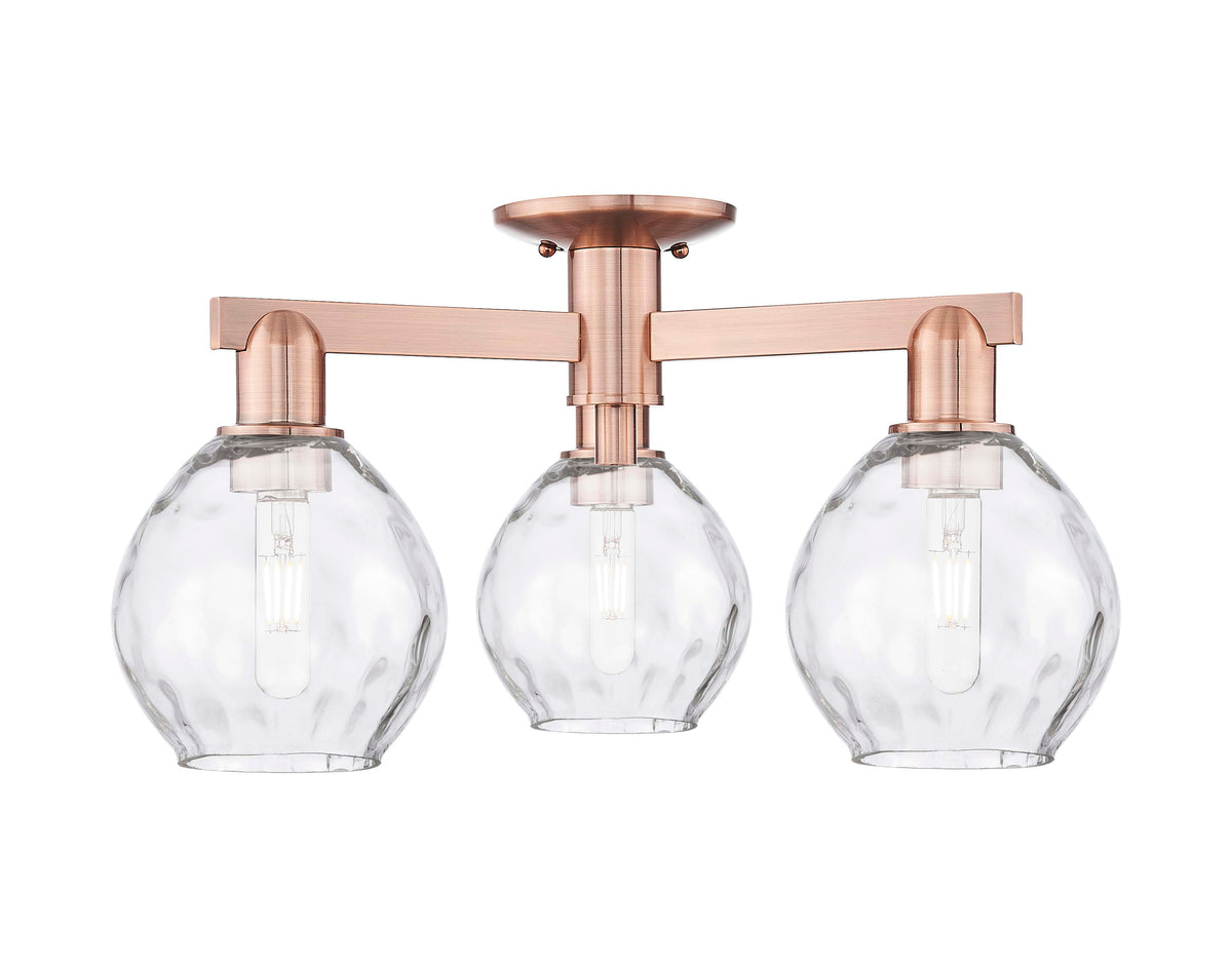 Arcadia Semi-Flush Mount Brushed Nickel
