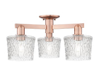 Arcadia Semi-Flush Mount Brushed Satin Nickel