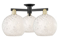 Arcadia Semi-Flush Mount Brushed Nickel