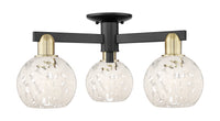 Arcadia Semi-Flush Mount Brushed Satin