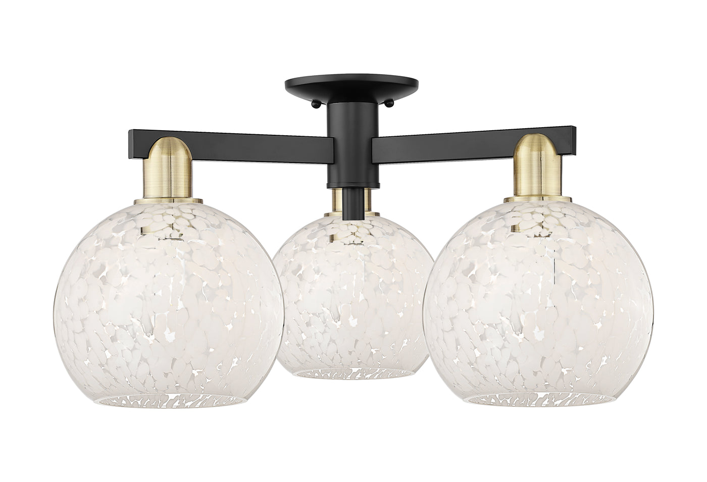 Arcadia Semi-Flush Mount Brushed Nickel