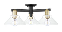 Arcadia Semi-Flush Mount Brushed Satin Nickel