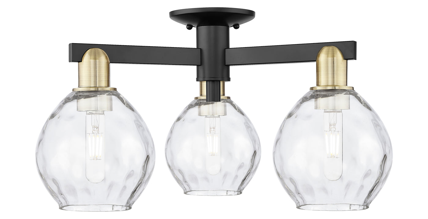 Arcadia Semi-Flush Mount Brushed Nickel