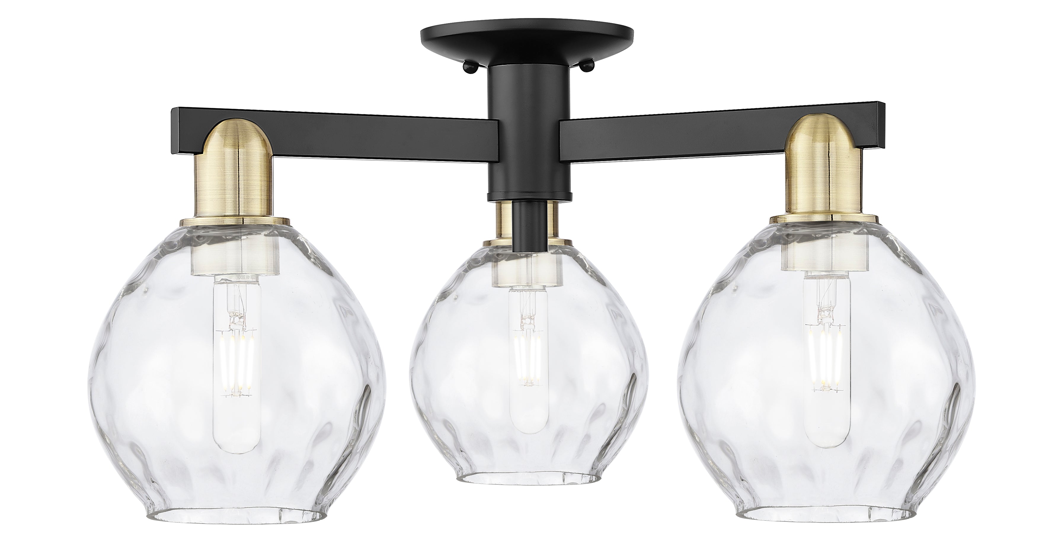 Arcadia Semi-Flush Mount Brushed Nickel