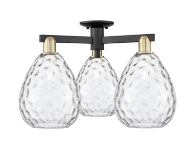 Arcadia Semi-Flush Mount Cast Brass