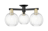 Arcadia Semi-Flush Mount Brushed Satin Nickel