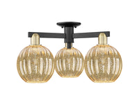 Arcadia Semi-Flush Mount Brushed Satin Nickel