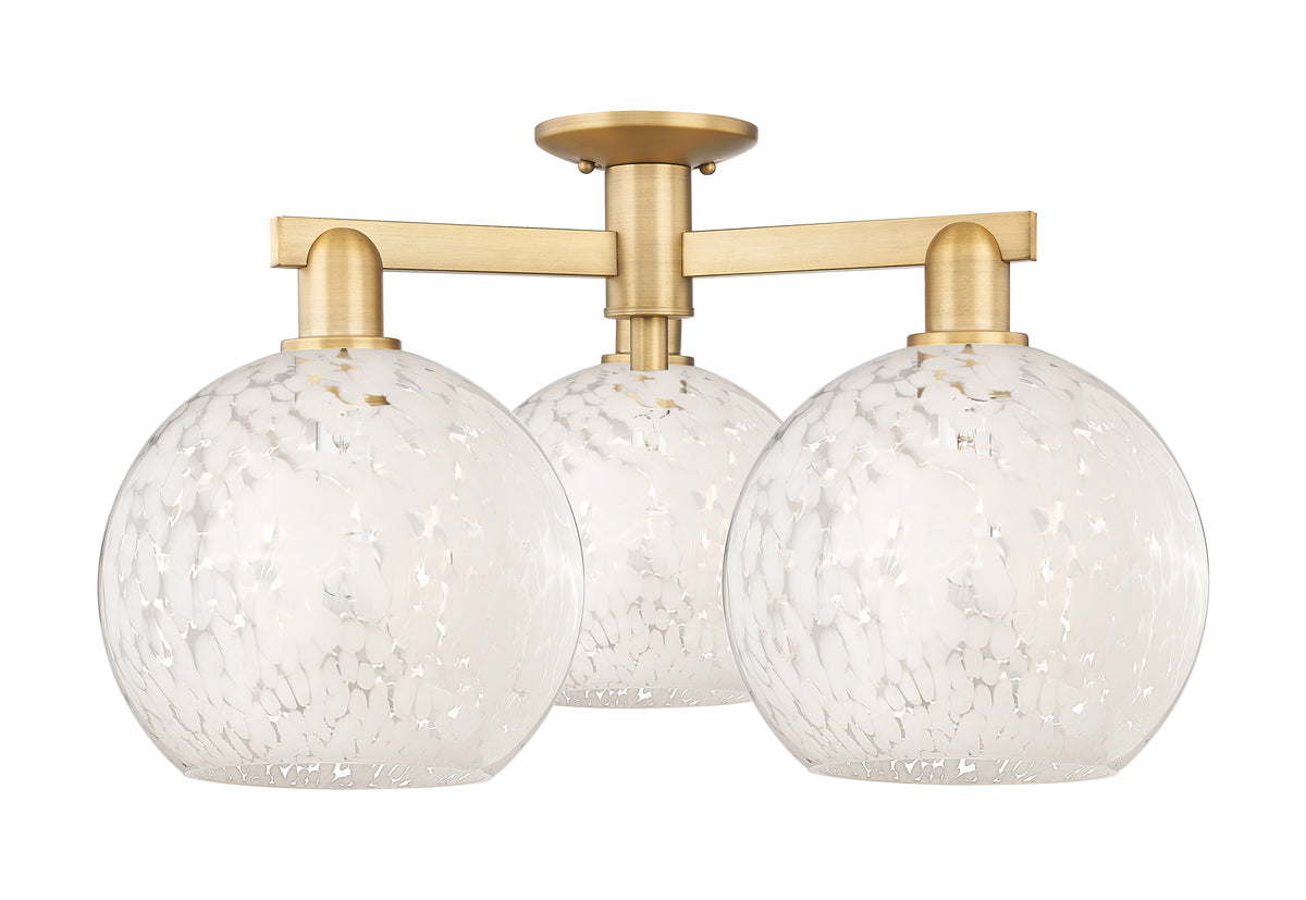 Arcadia Semi-Flush Mount Brushed Nickel