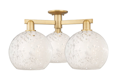 Arcadia Semi-Flush Mount Brushed Nickel
