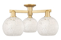 Arcadia Semi-Flush Mount Brushed Nickel