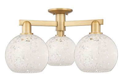 Arcadia Semi-Flush Mount Brushed Nickel