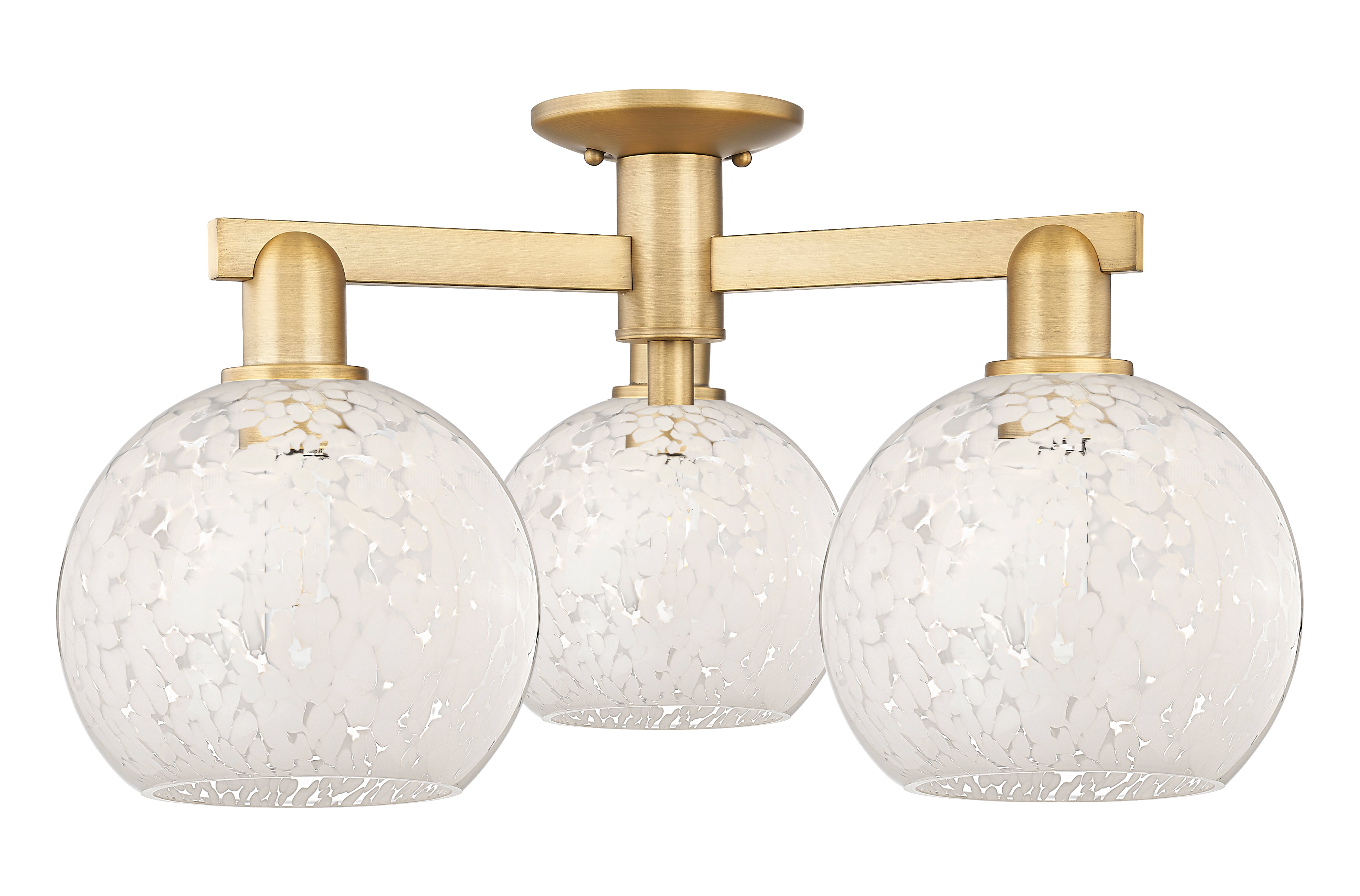 Arcadia Semi-Flush Mount Brushed Nickel