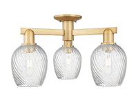 Arcadia Semi-Flush Mount Brushed Nickel