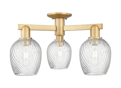 Arcadia Semi-Flush Mount Brushed Nickel
