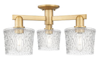 Arcadia Semi-Flush Mount Brushed Satin Nickel