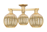 Arcadia Semi-Flush Mount Brushed Satin Nickel