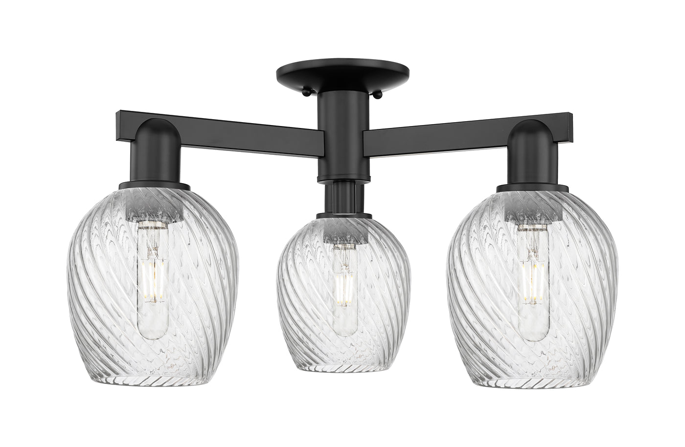 Arcadia Semi-Flush Mount Brushed Nickel