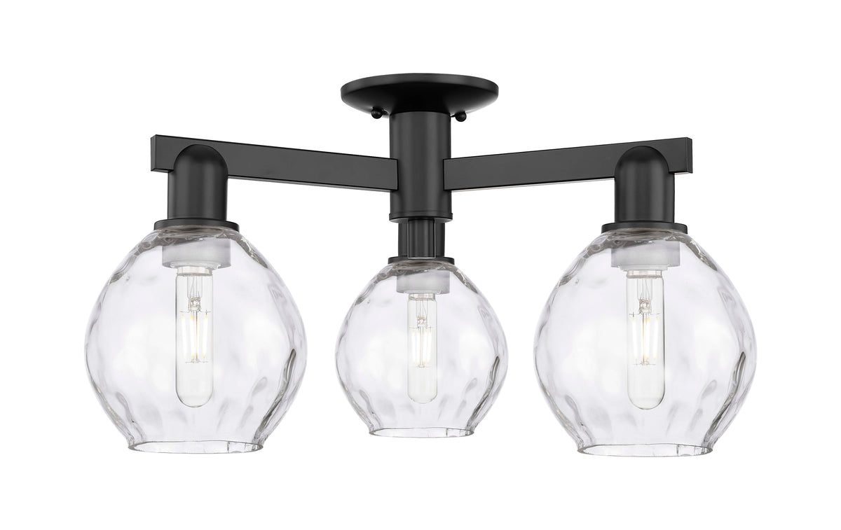 Arcadia Semi-Flush Mount Brushed Nickel