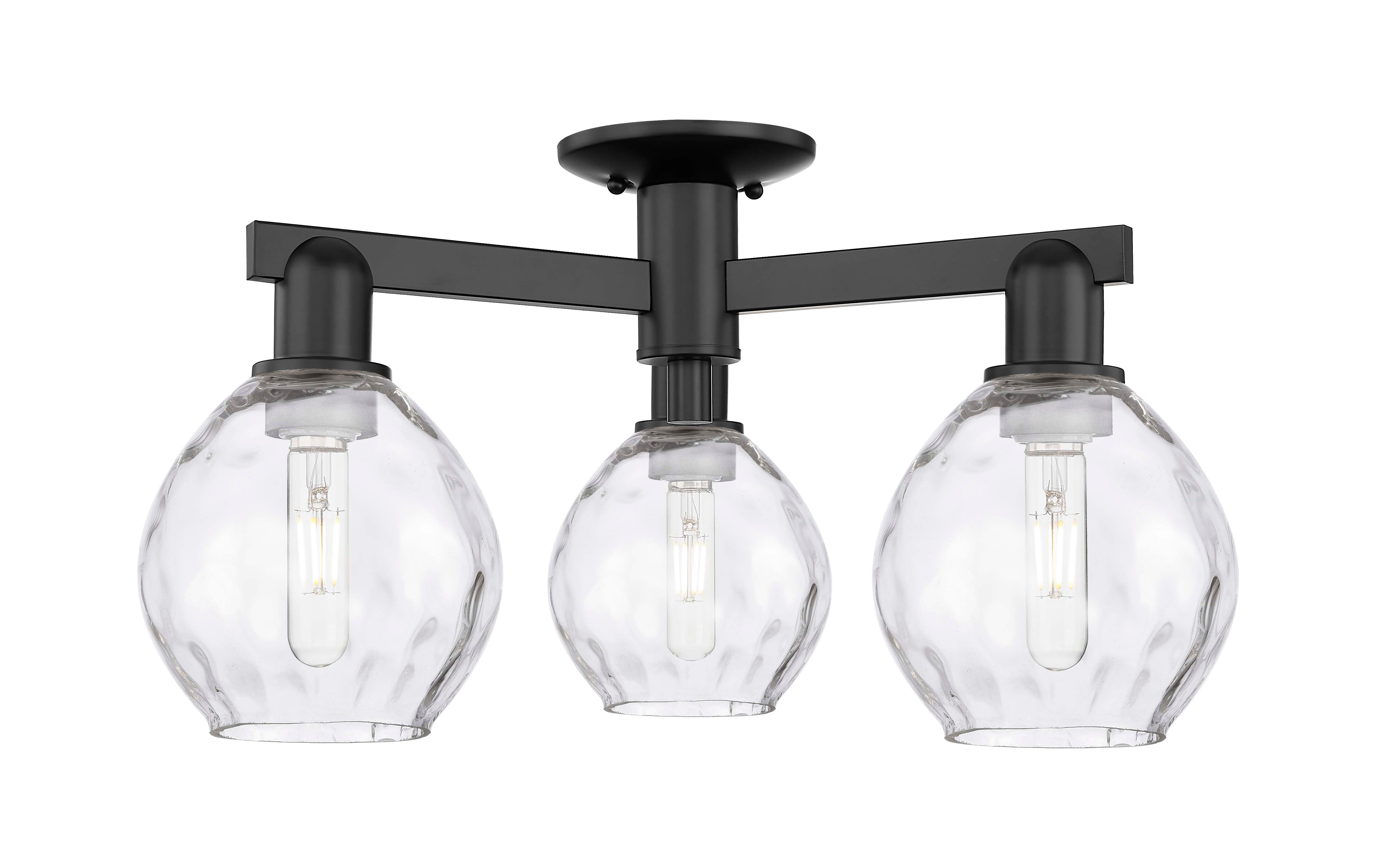Arcadia Semi-Flush Mount Brushed Nickel